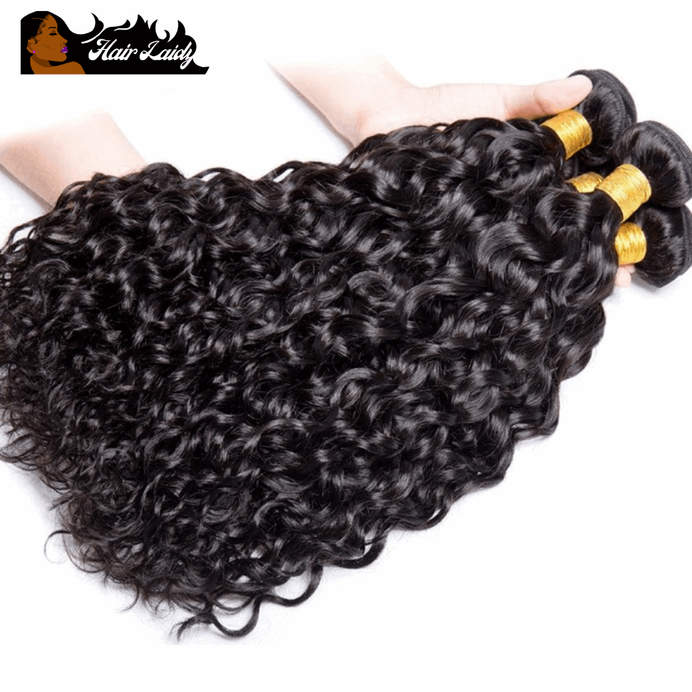Brazilian Water Wave Hair Extensions 1/3/4 Bundles 8-26 Inches