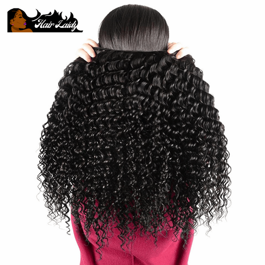 Brazilian Deep Wave Single Bundle Natural Wave Curly Hair Extensions 10-40 Inches