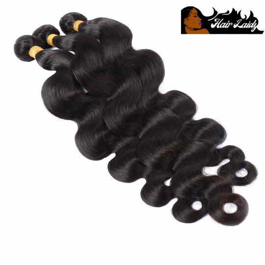 3 or 4 Brazilian Body Wave Bundles With Free Part Frontal Closure Hair Extensions 8-40 Inches