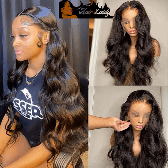 32” Brazilian Remy Loose Deep Body Wave 13x4 Lace Front Wig 14-32 Inches
