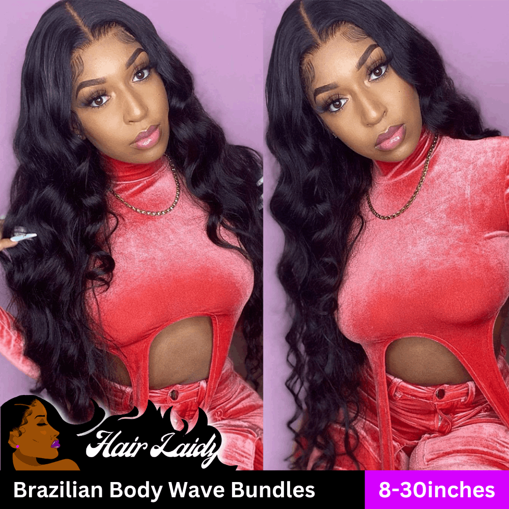 1B Natural Black Brazilian Body Wave 1/3/4 Bundles Hair Extensions 8-30 Inches