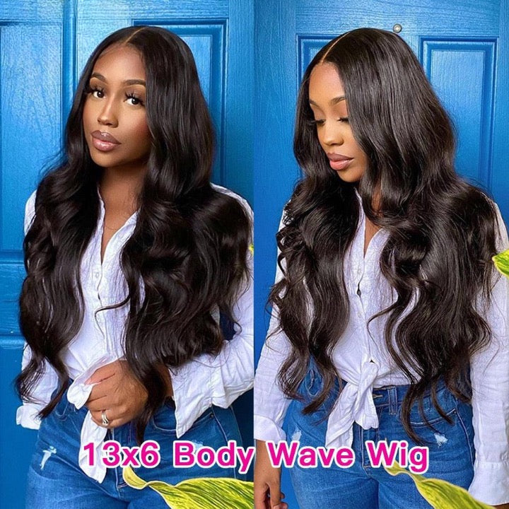 Loose Wave Virgin Brazilian Body Wave 360 HD Lace Front Wig 100% Human Hair 13X6 13X4 Lace 14-34 Inches